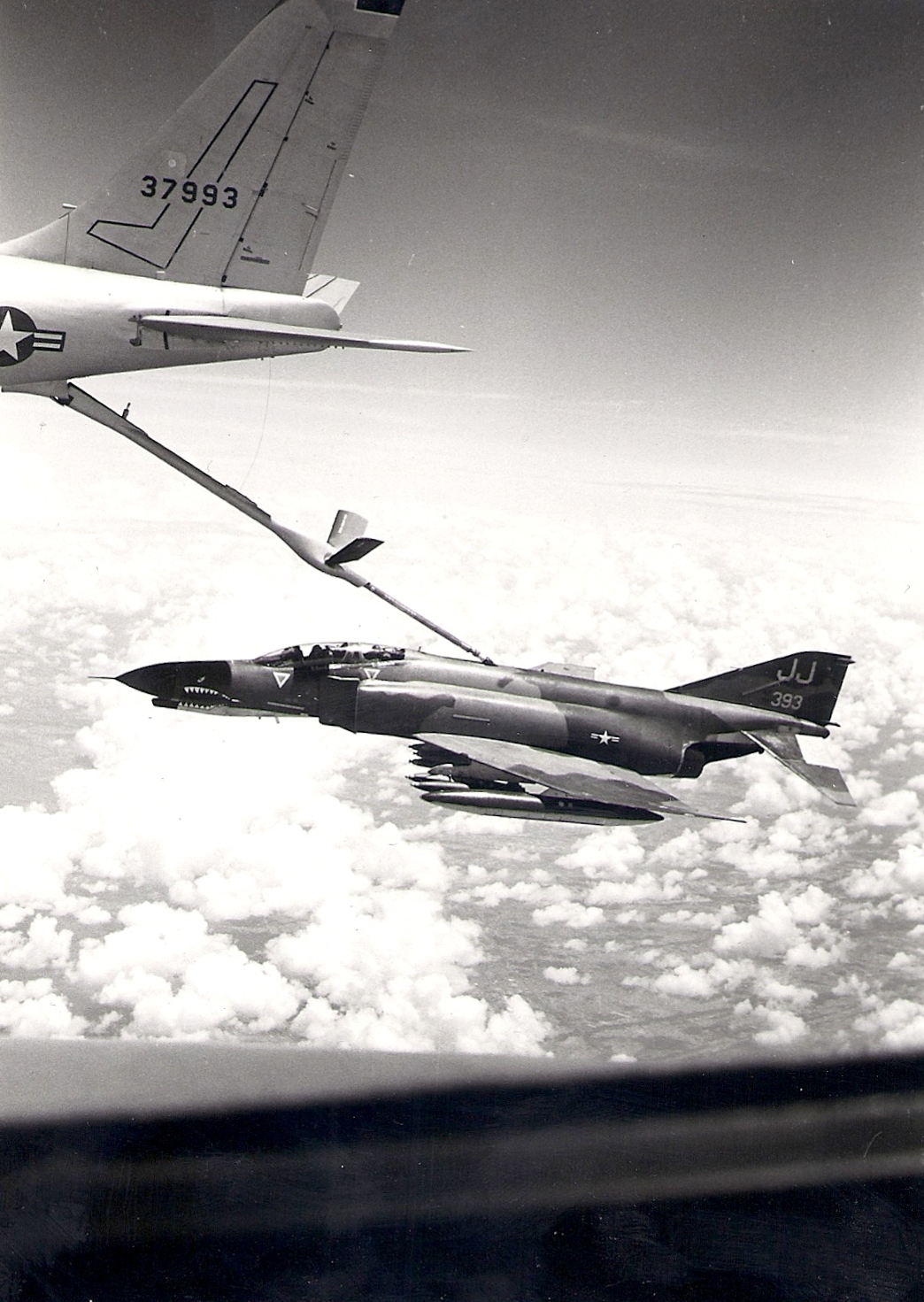 F-4E # 393  refueling enroute to North Vietnam.