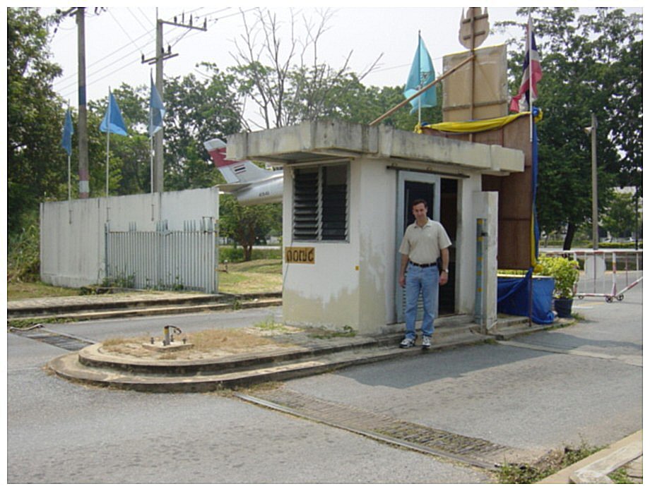 Korat Taxi Gate (Gate 1) Oct 04 (Taken from inside the Base)