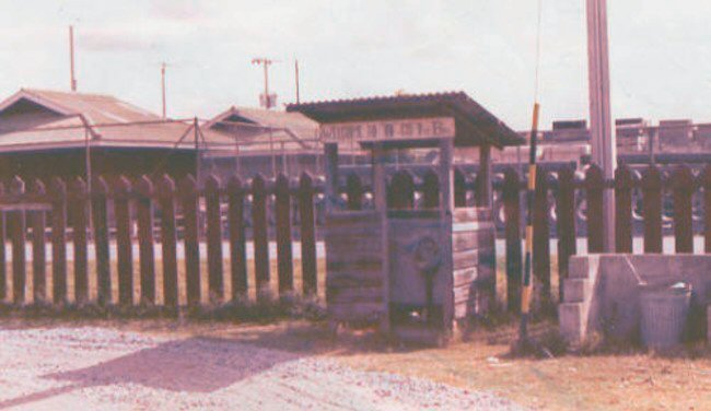 Entrance to the Korat Thai Guard Camp-1972