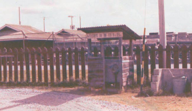 Entrance to the Korat Thai Guard Camp-1972