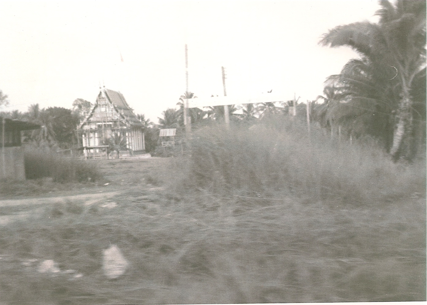 A village at Pattaya Beach.